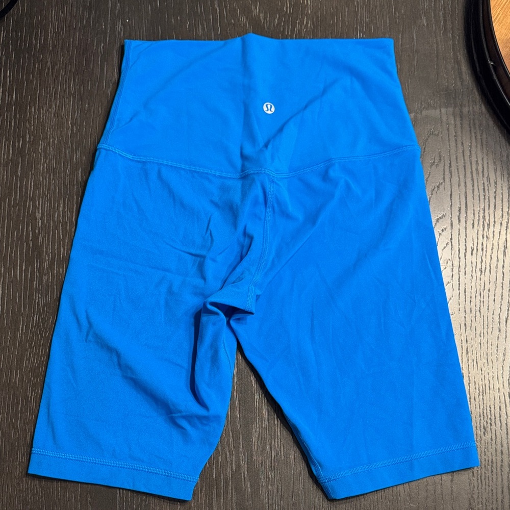 lululemon athletica Bright Blue High-Waist Bike Shorts